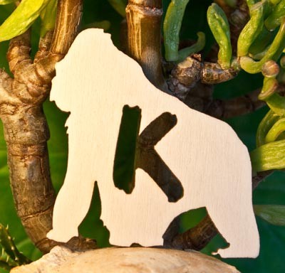 Alfabeto Gorilla - Lettera K