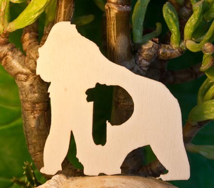 Alfabeto Gorilla -Lettera P