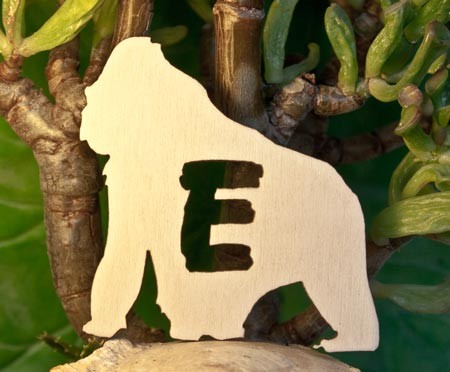 Alfabeto Gorilla -  Lettera E
