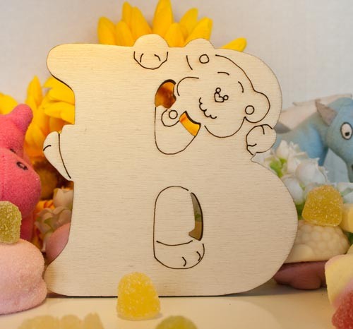 Allabeto Teddy Bear - Lettera B