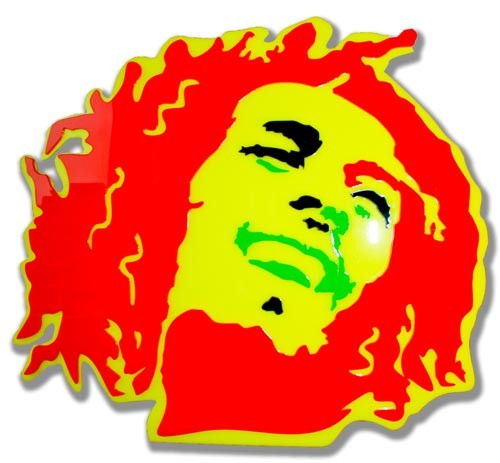 Bob Marley colori rasta