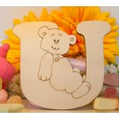 Alfabeto Teddy Bear  - U