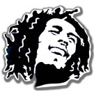 BOB MARLEY bianco nero wall hanging