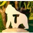 Alfabeto Gorilla - Lettera T