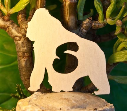 Alfabeto Gorilla  - Lettera S