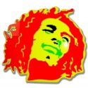 BOB MARLEY red yellow