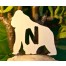 Alfabeto Gorilla - Lettera N