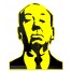 ALFRED HITCHCOCK  three-dimensional picture in yellow